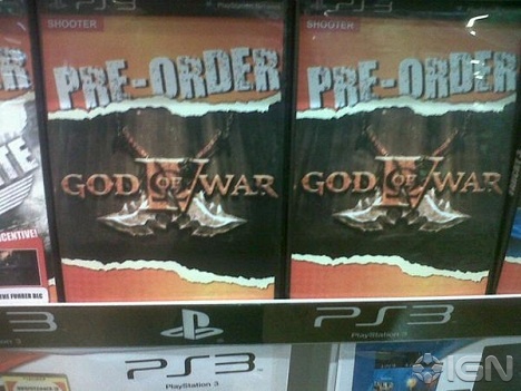 Esta es la carátula de reserva del God of War 4 en una tienda BT Games de Johannesburgo, como publica IGN en su web