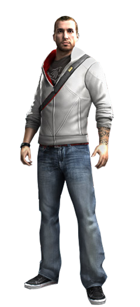 Por las venas de Desmond Miles fluye la sangre de Altair, Ezio y Connor. Foto extraída de: Assasin's Creed Wiki