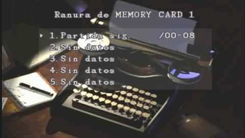 En Resident Evil 1, las pocas máquinas de escribir que había en toda la mansión servían para guardar las partidas