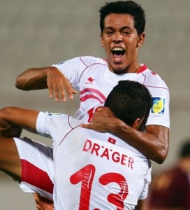 Los jugadores de Túnez celebraron la victoria ante una buena selección de Venezuela (Foto: FIFA.com)
