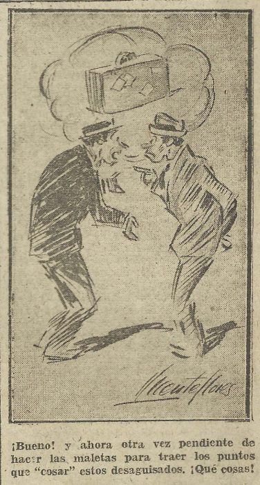 HOJA DEL LUNES-SEVILLA 15-10-1962 Viñeta VICENTE FLORES.