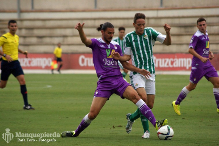 Lance del Betis B - Real Jaén de la primera vuelta
