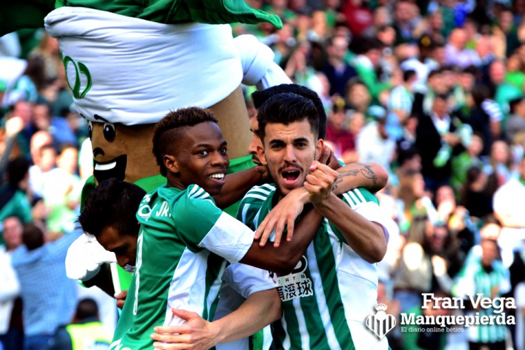 Ceballos lo celebra con rabia (Betis-Valencia 15/16)