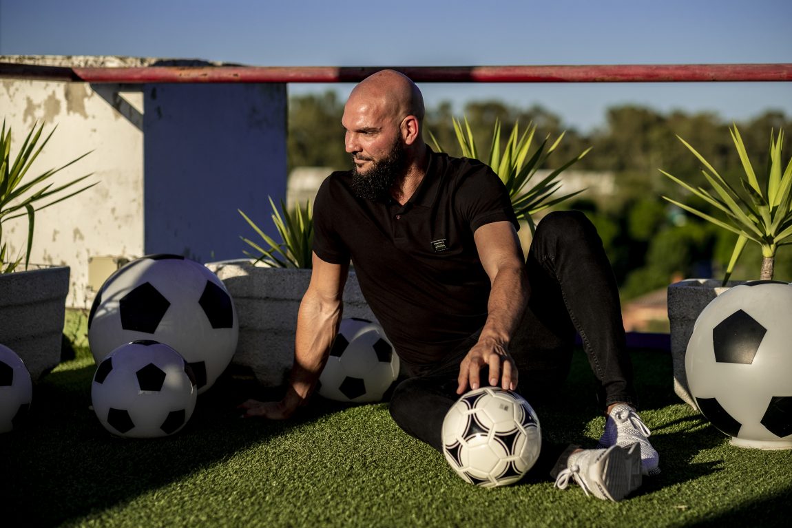 David Rivas en las oficinas de Promosport. Foto: Selu Vega 2019