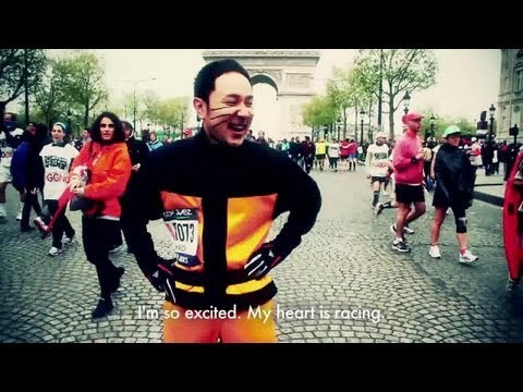 El presidente de CyberConnect2 corre una maratón disfrazado de Naruto