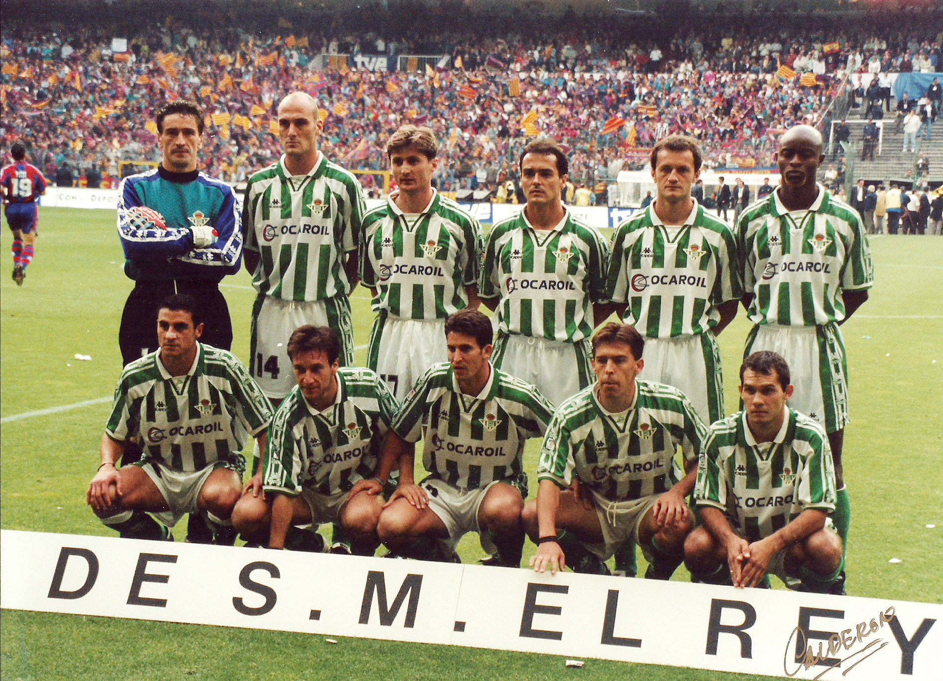 Historia del Real Betis Alineación Barcelona-Betis Copa 1997 | Historia del  Real Betis