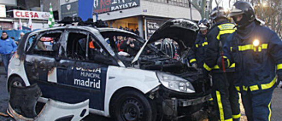 El resultado de los disturbios. Fuente: Marca.com