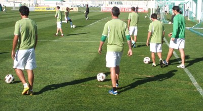 El Betis afronta hoy una doble sesión de preparación